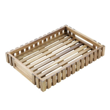 Petit casier en acacia 356x255mm - Olympia