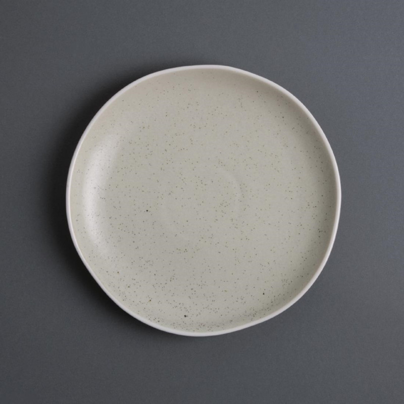Assiettes Plates Sable Chia 20,5cm (Lot de 6) - Olympia