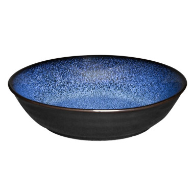 Bols plats Luna bleu nuit 210 mm (lot de 4) - Olympia