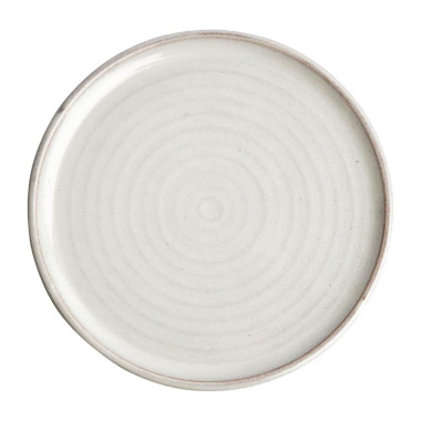 Assiettes plates blanc Murano Canvas 26,5 cm (Lot de 6) - Olympia