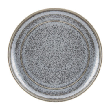 Assiettes Plates Rondes Cavolo Anthracite 180mm (Lot de 4) - Olympia