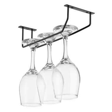 Support de verres à pied noir 254 mm - Olympia