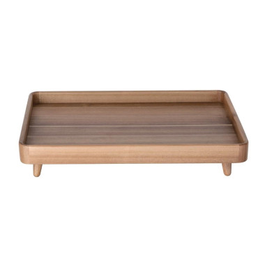 Plateau sur pieds en acacia GN 1/1 - Olympia