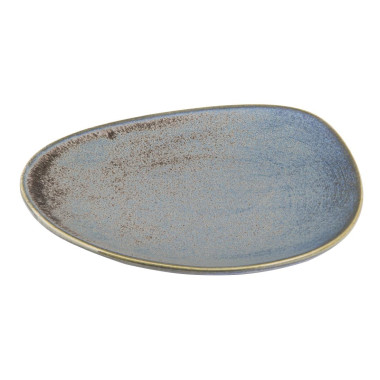 Assiettes Triangulaires Ember Blue 190mm (Lot de 6) - Olympia