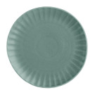 Assiettes plates Corallite vertes 280 mm (lot de 6) - Olympia