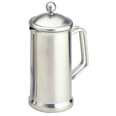 Cafetière à piston en inox satiné 8 tasses - Olympia