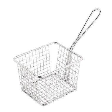Grand panier carré de présentation avec manche long - Olympia