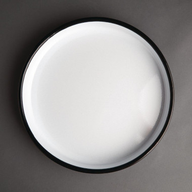 Plat de service émaillé 320mm - Olympia
