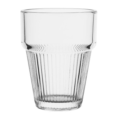 Gobelets empilables rainurés 150ml (lot de 6) - Olympia