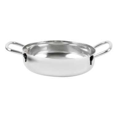 Plat en inox double poignée Table Presentation 125 mm - Olympia