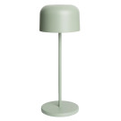 Lampe de table avec abat-jour rond Lucca verte 300mm - Olympia