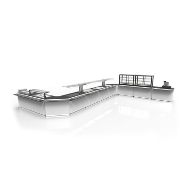 Base de Buffet Réfrigéré Plaque Froide avec Bacs - 1300x700 mm - Sayl  au meilleur prix sur Restock CHR