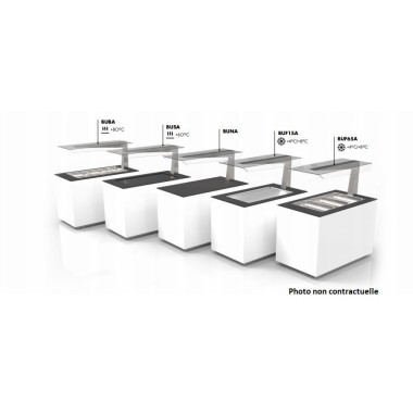 Buffet Réfrigéré Cuve Froide - 1300x700 mm - Anti-Postillons Inversé - Sayl  au meilleur prix sur Restock CHR