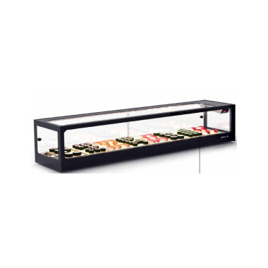 Vitrine sushi réfrigérée - 8 GN 1/3 - Sans groupe réfrigérateur - Sayl  au meilleur prix sur Restock CHR