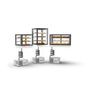 Vitrine Réfrigérée Integra - 600 mm - 3 Étagères - Groupe à Distance - Sayl  au meilleur prix sur Restock CHR