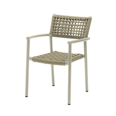 Fauteuil empilable Ember - Sable - Lot de 4 - Veba