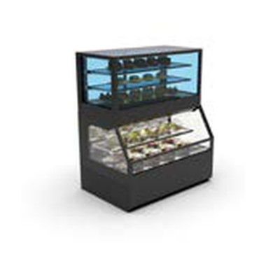 Vitrine Combi Double Réfrigérée Integra - 1200 mm - 2 Niveaux - Sayl  au meilleur prix sur Restock CHR