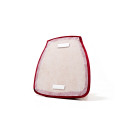 Galette de chaise en velours pour chaise napoleon/tiffany - Bordeaux - Lot de 8 - Veba