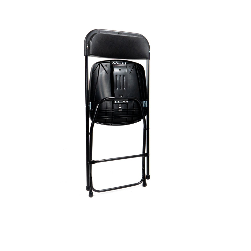 Chaise pliante Budget - Noir - Lot de 7 - Veba