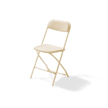 Chaise pliante Budget - Sable - Lot de 7 - Veba