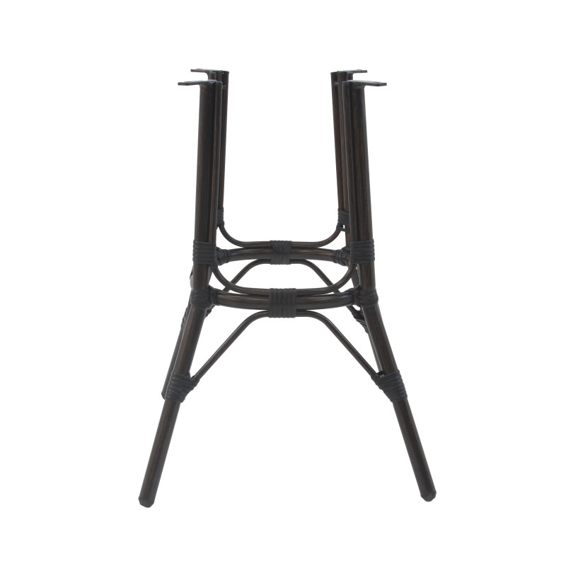 Piètement pour table bistro Latin - Marron foncé - Veba