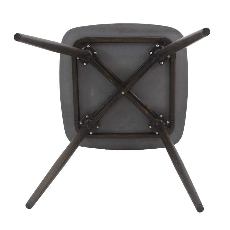 Table de terrasse 70x70x76 cm Pedro - Céramique wengé-noir - Veba