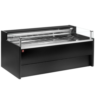 Comptoir vitrine réfrigéré à vitre - noir - Diamond  au meilleur prix sur Restock CHR