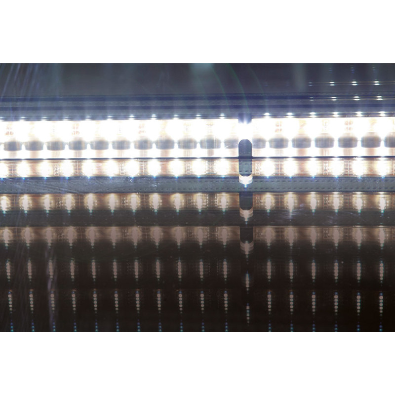 Comptoir vitrine ventilé - Vitre basse avec réserve - Noir -Diamond  au meilleur prix sur Restock CHR