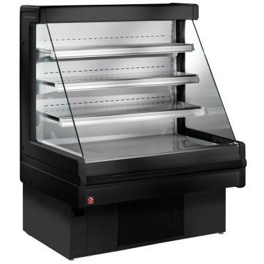 Vitrine réfrigérée libre service ventilé noir - Diamond  au meilleur prix sur Restock CHR