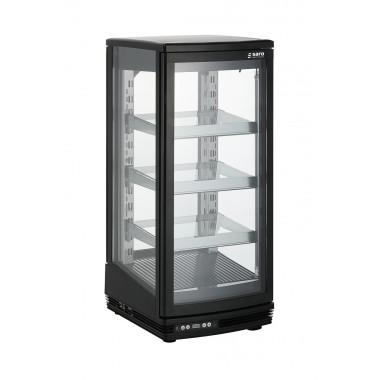 Vitrine réfrigérée 93 Litres noire - Saro  au meilleur prix sur Restock CHR