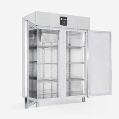 Armoire Réfrigérée Positive Inox 1380L R452A 2 Portes Automatiques Contrôle Tactile - Samaref  au meilleur prix sur Restock CHR