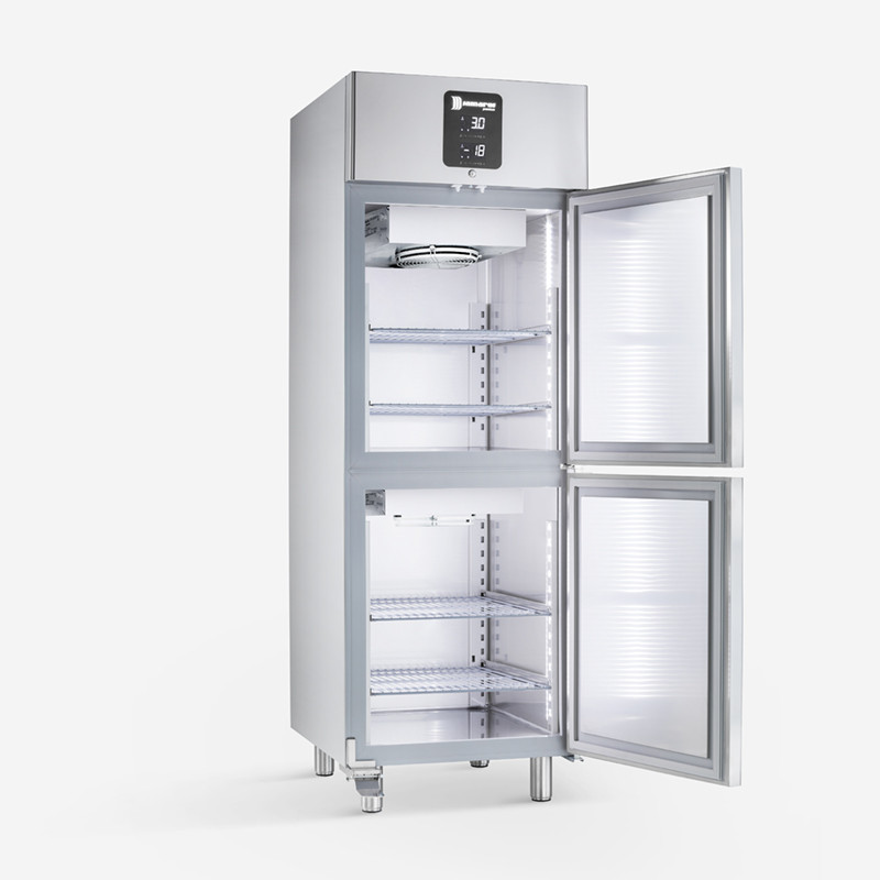 Armoire Réfrigérée Bi-Température 580L Inox AISI 304 -2/8°C R452A avec 2 Compartiments - Samaref  au meilleur prix sur Restock C