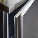 Congélateur statique 150L en acier inox porte réversible -16° à -22°C 2 grilles régulation électronique - Diamond  au meilleur p
