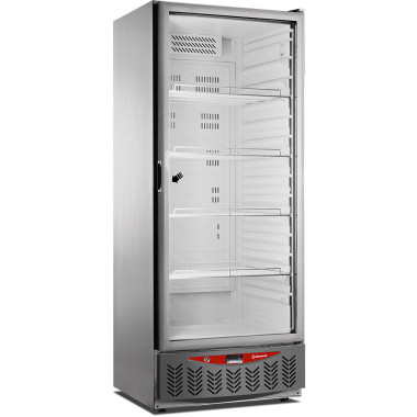 Frigo ventilé 525L vitré GN2/1600x400 inox AISI 441 éclairage LED classe B - Diamond  au meilleur prix sur Restock CHR