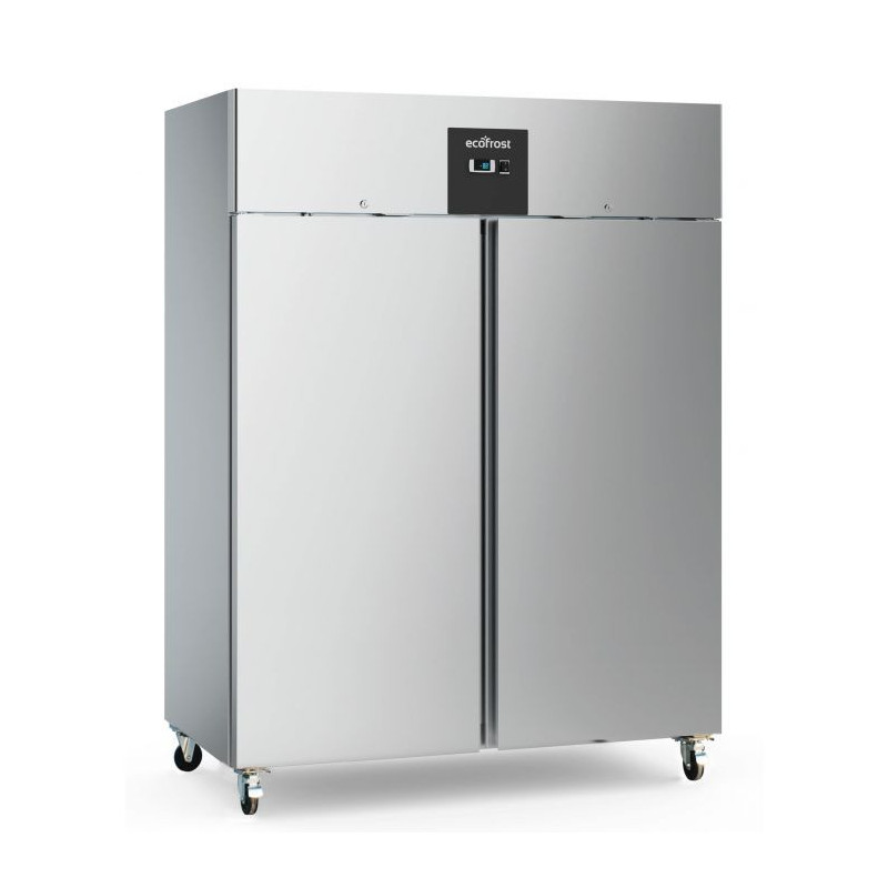 Réfrigérateur inox 2 portes 1200L - Froid statique avec ventilateur - Ecofrost  au meilleur prix sur Restock CHR