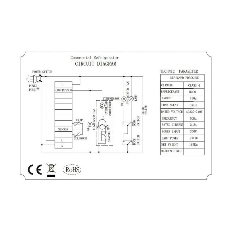 Réfrigérateur inox 2 portes 1200L - Froid statique avec ventilateur - Ecofrost  au meilleur prix sur Restock CHR