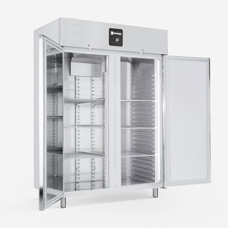 Armoire Réfrigérée Négative 1323 L Acier Inox AISI 304 2 Portes -15°C à -22°C - Samaref  au meilleur prix sur Restock CHR