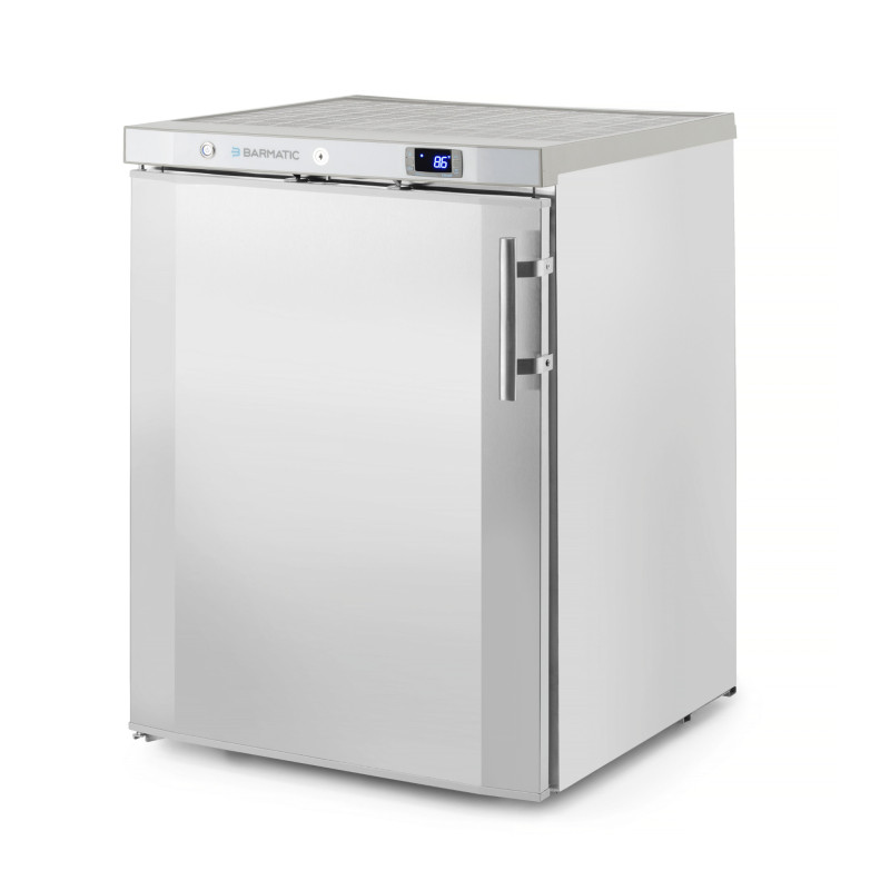 Réfrigérateur de bar sous comptoir 200L inox compresseur silencieux Eco R600a 598x679x(H)838mm - Finedine FINEDINE au meilleur p