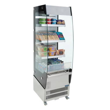 Vitrine positive libre service plusieurs niveaux 220L Série G - Polar
