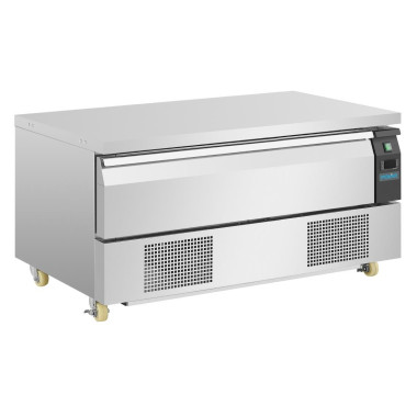 Soubassement double réfrigération 1 tiroir Série U 3x GN 1/1 - Polar