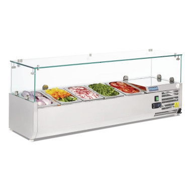 Saladette réfrigérée Série G 5x GN1/4 - Polar