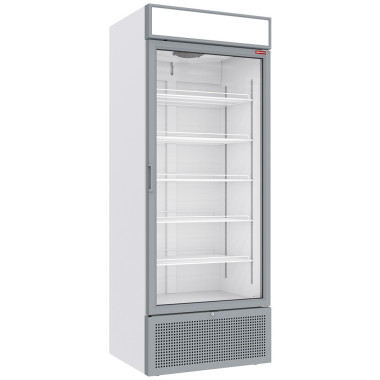 Vitrine ventilée positive 715 litres BLANCHE avec caisson lumineux - Diamond  au meilleur prix sur Restock CHR