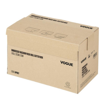 Rouleau de sacs sous-vide gaufrés avec boîte distributrice largeur 200 mm - Vogue