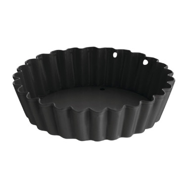 Moule à tartelette cannelé antiadhésif avec fond amovible 8 cm (x3) - Vogue