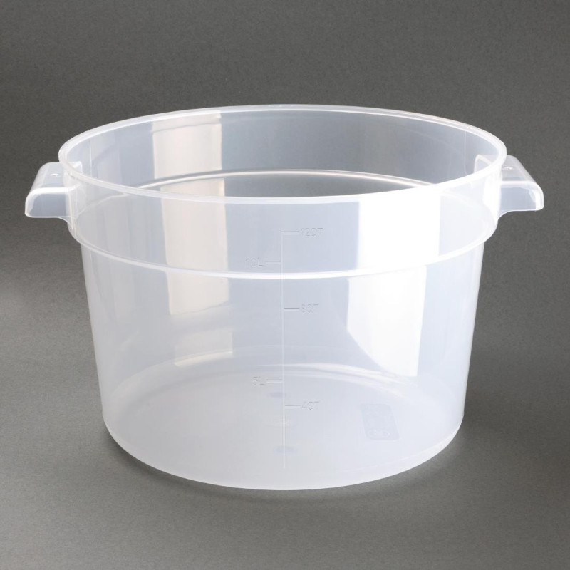 Conteneur alimentaire rond en polypropylène 10L - Vogue