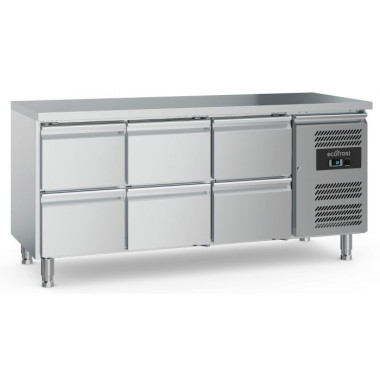 Table réfrigérée positive 6 tiroirs - Classe C - Ecofrost  au meilleur prix sur Restock CHR