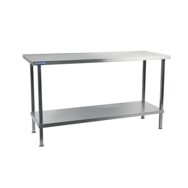 Table centrale en inox soudée Holmes 1800 mm - Vogue