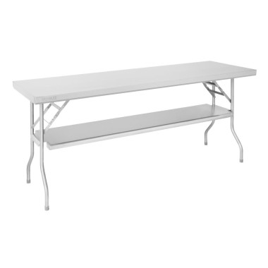 Table de travail pliante inox 1830x760x780 - Vogue