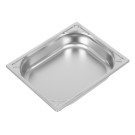 Bac inox 18/10 GN 1/2 professionnel 65mm - Vogue