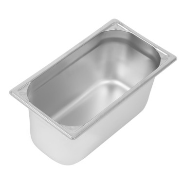Bac inox 18/10 GN 1/3 professionnel 150mm - Vogue